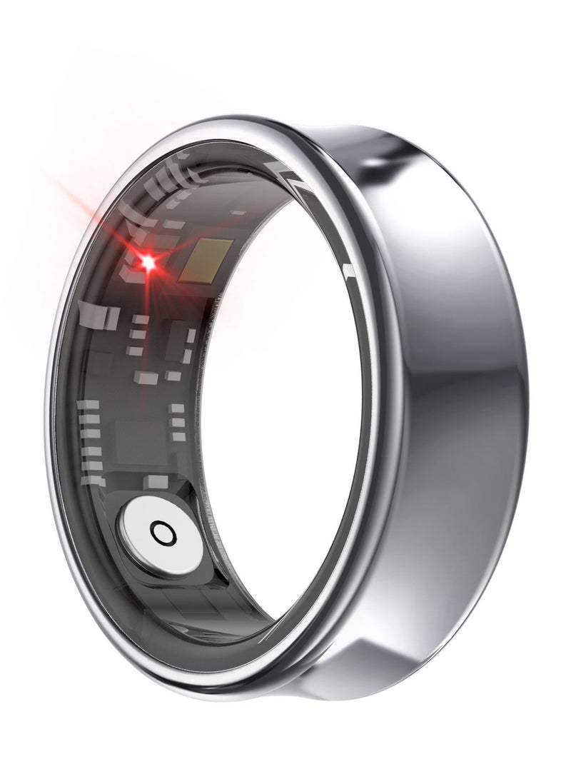 general Smart Ring for Heart Rate, Blood Oxygen, Sleep Monitoring, all Weather Motion Calculation, 24-hour Health Monitoring, Protect Your Health, Lightweight and Comfortable, 5ATM Waterproof, Photo Control, Hand Gestures Browse Tiktok, Grey No.0 - Image 3